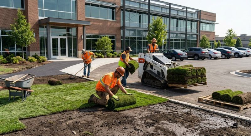 Commercial Sod Installation in Aiken, SC