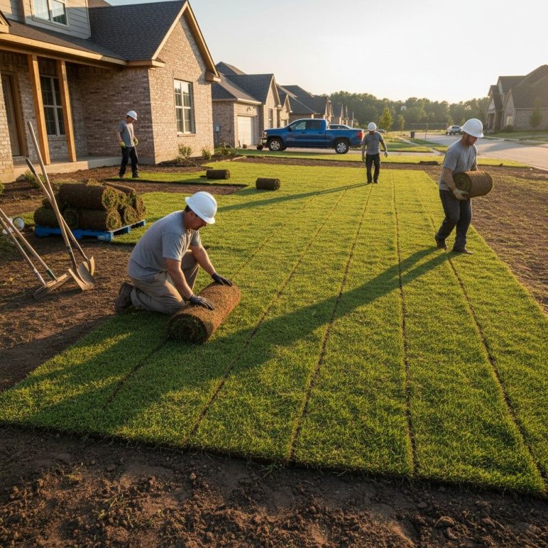 Grass Installation in Rockwall, TX