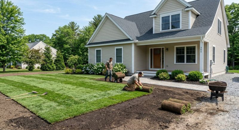 Grass Installation in Aiken, SC