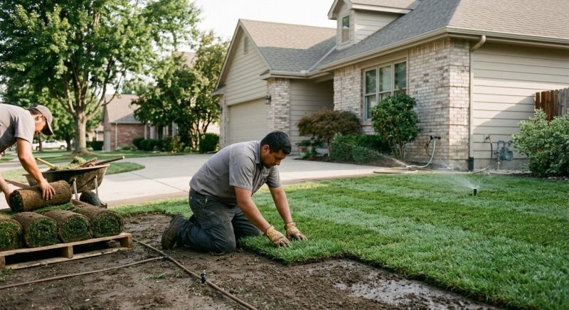 Grass Replacement in Rockwall, TX