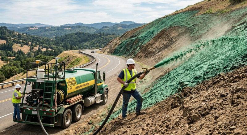 Hill Hydroseeding in Ventura County, CA