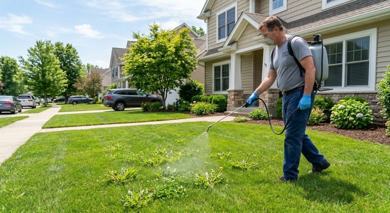 Lawn Herbicide Treatment in Rockwall, TX