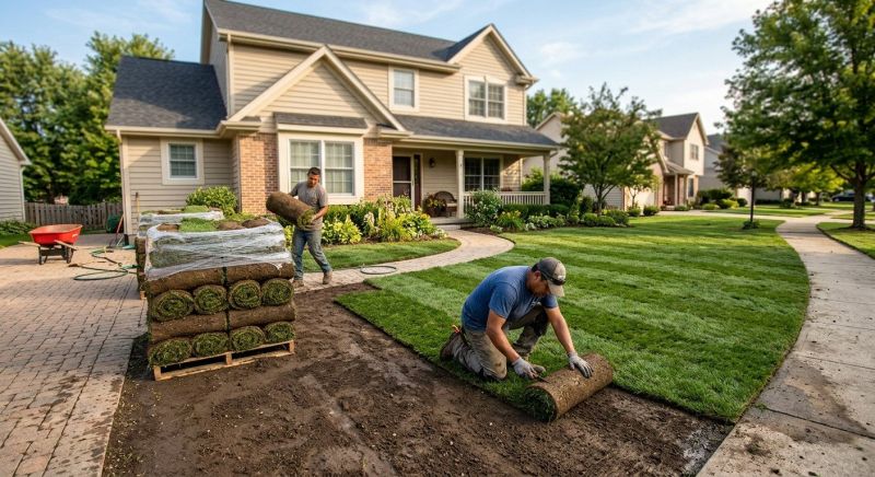 Lawn Sodding in Rockwall, TX