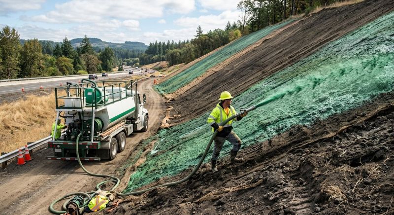 Slope Hydroseeding in Ventura County, CA
